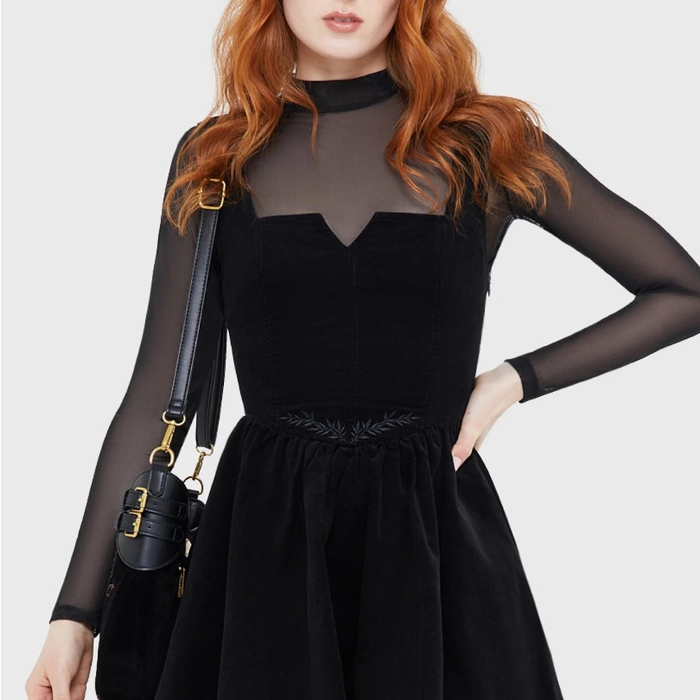 Elderroot Mini Dress in Black (Killstar)